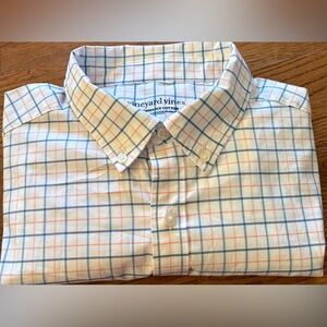 Vineyard Vines Performance Cotton Men’s Long Sleeve Button Front Shirt